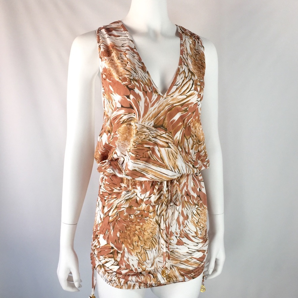 Luli Fama Amor Tabaco Y Ron T-Back Mini Dress